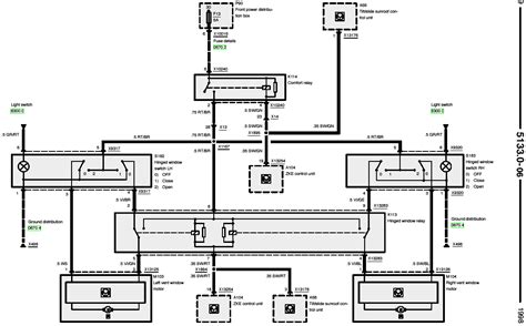 BMW window wiring diagram